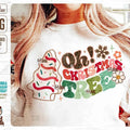 Oh Christmas Tree Png Retro Christmas Sublimation Little Debbie Holiday Cake Christmas Shirt Design Christmas Tree Junkie...