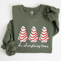 Oh Tree Cakes Winter Snacks Santa Snow Xmas Crew Neck T-Shirts, Hoodie, Sweatshirt