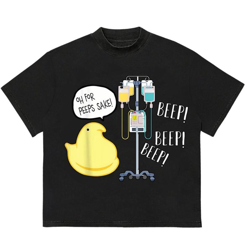 Oh For Peeps Sake T-Shirt Gift for Her Bold Style for Streetwear Lovers Hoodie, Sweatshirt | GrindPrints.com