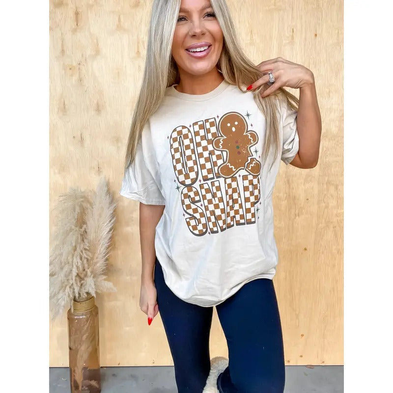 Oh Snap Graphic Top T-Shirts, Hoodie, Sweatshirt | GrindPrints.com