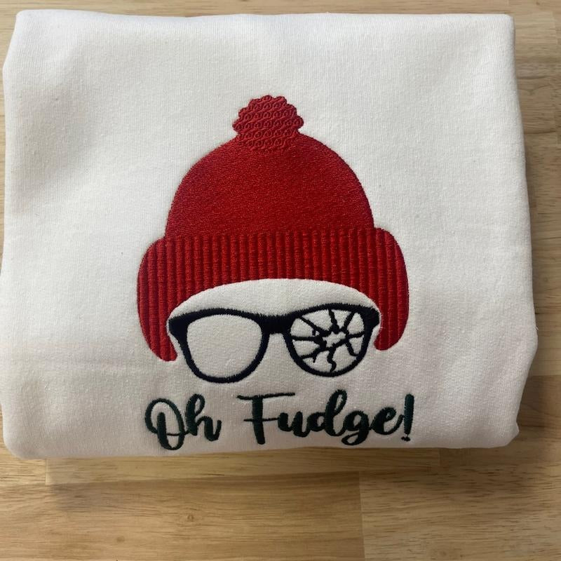Oh fudge embroidered sweatshirt T-Shirts, Hoodie | GrindPrints.com
