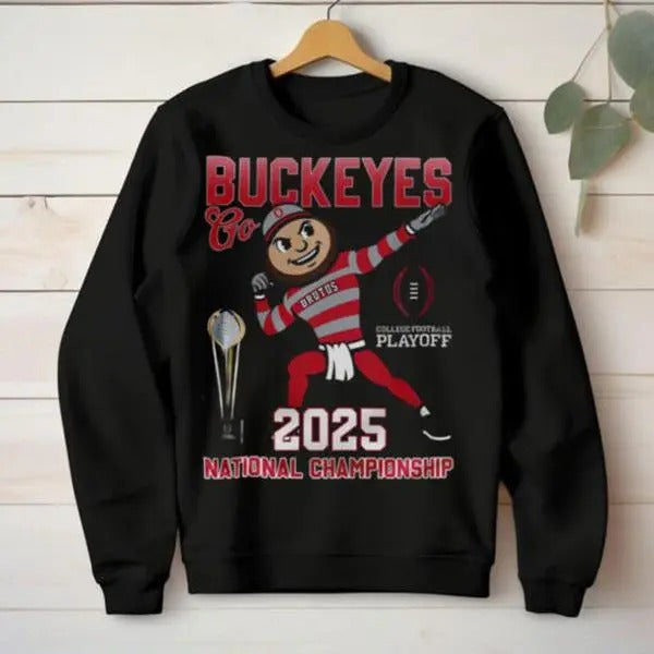 Ohio State 2025 National Championship Pullover Sweatshirt T-Shirts, Hoodie | GrindPrints.com
