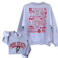 Ohio State Football Sweatshirt, Ohio University football Sweatshirt, Gameday Sweatshirt Menswear Hoodie T-Shirts