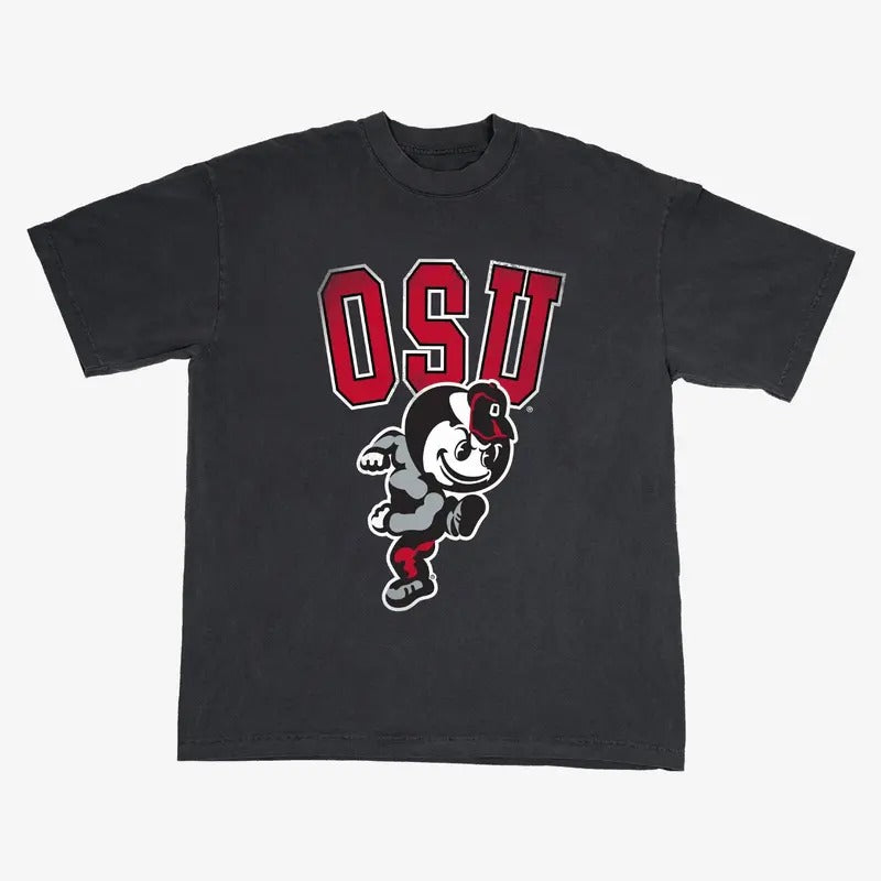 Ohio State Vintage T Shirt Men Women Heavy Tee Hoodie, Sweatshirt | GrindPrints.com