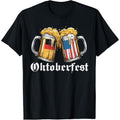 Oktoberfest Beer German American Flag T shirt Oktoberfest T-Shirt made in us Hoodie, Sweatshirt | GrindPrints.com