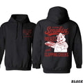 Old Row BBQ Hoodie, Smokin' Meats And Clapping Cheeks Graphic, Hoodies For Men, Unisex Hoodie for Bold Outdoor Style...