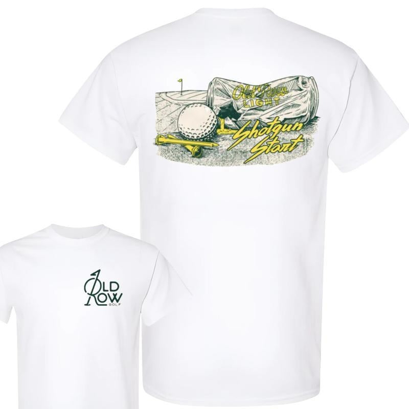 Old Row Golf Shotgun Start T-shirt Unisex 2 sides Hoodie, Sweatshirt | GrindPrints.com