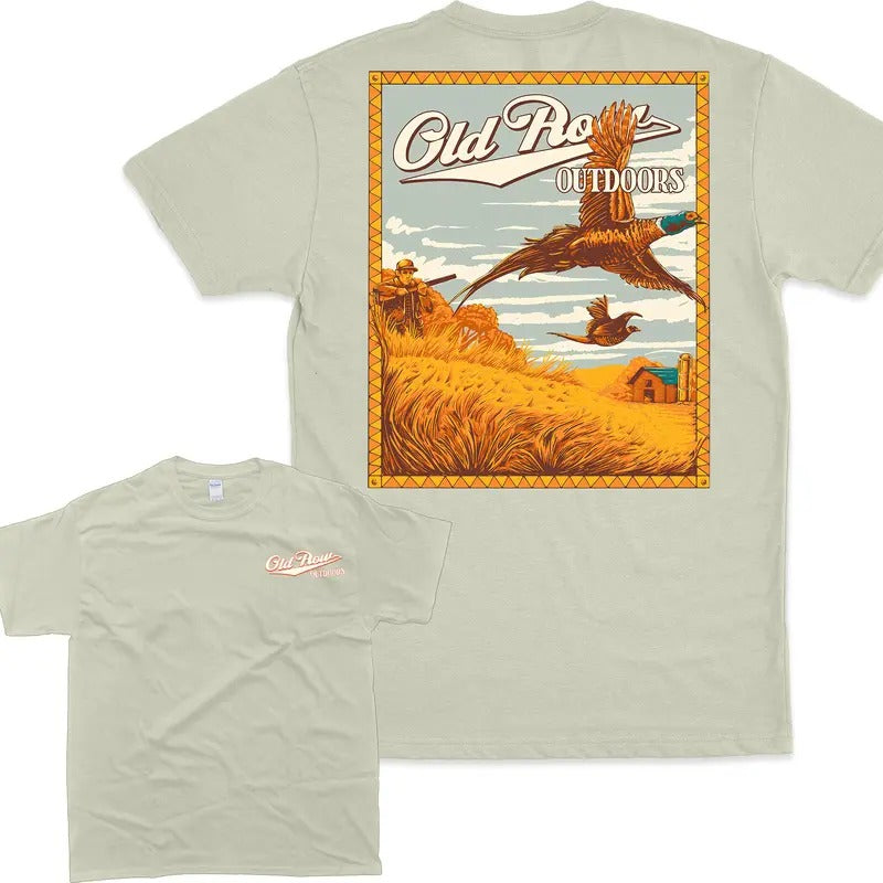Old Row Outdoor Hunting Pheasant Unisex T-shirt, Unisex Tshirt For Men And Women, Men's Tshirt, Women's Tshirt, Casual...