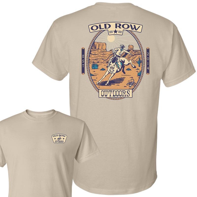 Old Row Outdoors Desert Cowboy T-shirt, Unisex T-Shirt, For Men, For Women Hoodie, Sweatshirt | GrindPrints.com