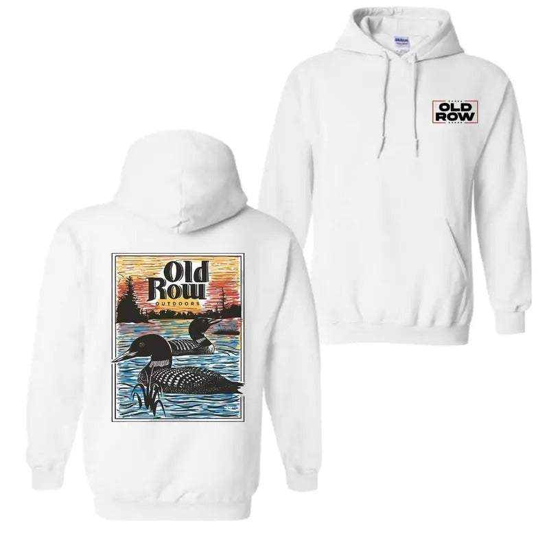 Old Row Outdoors Loon Pocket Tee Old Row For Men And Women, Trendy Hoodie, Comfortable Fabric Sweatshirt | GrindPrints.com