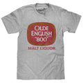 Olde English "800" Logo T-Shirt - Gray Hoodie, Sweatshirt | GrindPrints.com