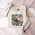 On Mallard On Gadwall Christmas Funny Duck Hunting Santa Sleigh Crewneck Sweatshirt, Outdoor Waterfowl Hunting Unisex Top...