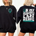 On My Husband's Last Nerve Sweatshirt, Funny Wifey Sweater, Wife Apparel, Sarcastic Wife Life Crewneck, New Wifey...