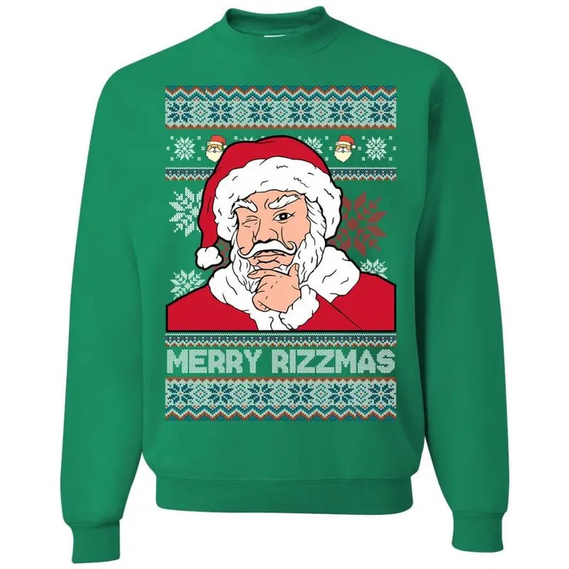 OnCoast Merry Rizzmas Ugly Funny T-Shirts, Hoodie, Sweatshirt