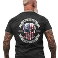 One Badass Bonus Dad Shirt, Vint*ge Skull Stepdad Tshirt, Birthday Fathers Day Gift, Men's Back Print Tee, Unisex Short...