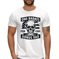 One Badass Bonus Step Dad Shirt, Funny Gift For Stepdad T Shirt, Bonus Dad Tee, Father's Day Gift, Unisex Short Sleeve...