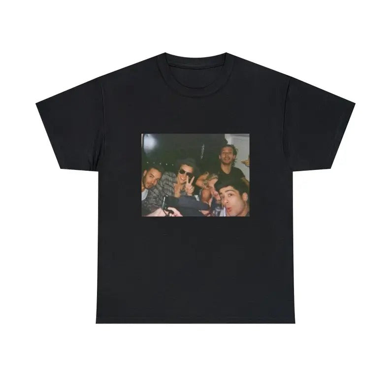 One Direction Selfie T-Shirt6 Cotton Menswear Cotton Menswear Top Decoration T-Shirts, Hoodie, Sweatshirt | GrindPrints.com