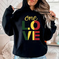 One Love Shirt, Sweatshirt, Jamaica Reggae Music Rasta Pride Peace Love Hoodie, Unisex Sweater Pullover Tee | GrindPrints.com
