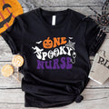One Spooky Nurse T-Shirt, Spooky Nurse Gift Tee, Matching Halloween Nurse Crew Shirt, Unisex Nursing Student Tee, Spooky...
