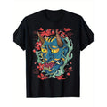 Oni Blue Demon Mask T-Shirt