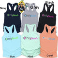 Only Diesels Women's Razorback Tank Top Casual Womenswear Comfort T-Shirts, Hoodie, Sweatshirt | GrindPrints.com
