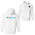 OnlyDads Hoodie Sweatshirt T-Shirt, Double Sided Graphic Printed Cotton Hoodie, Fathers Day Gift, Dad's Gift, Menswear Tops