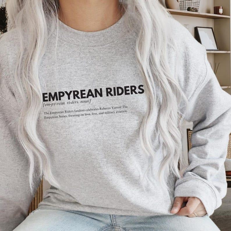 Onyx Storm Fourth Wing Book Sweatshirt, Book Lover Crew,Book Outfit, Book Club Reading, Empryean Hoodie, Librarian, Cute...