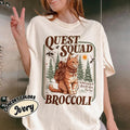 Onyx Storm Quest Squad Broccoli Shirt Fourth Wing Shirt Broccoli Cat Ridoc Romantasy Fan Shirt Dragon Rider T-Shirts, Hoodie, Sweatshirt