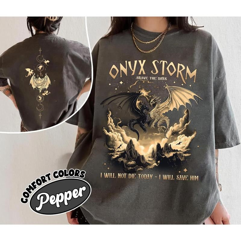 Onyx Storm Shirt, Fourth Wing Series Shirt, Violet Sorrengail Shirt, Fourth Wing T-shirt, Basgiath War College, I Will...