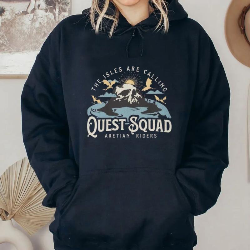 Onyx Storm Shirt, Quest Squad Tee, Xaden Riorson Clothes, Violet Bookish Top, Dragon Aretian Rider, Fourth Wing Merch...
