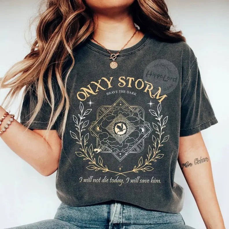 Onyx Storm Shirt Violet Sorrengail Shirt Fourth Wingg Shirt Basgiath War Collegee I Will Save Him Xaden Riorson Shirt Bookish Shirt Cotton T-Shirts, Hoodie, Sweatshirt