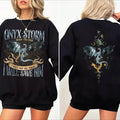 Onyx Storm Sweatshirt, Fourth Wing Series Sweatshirt, Onyx Storm, Dragon Rider, Violet Sorrengail, Bookish Tee Gift For...