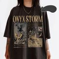 Onyx Storm T-Shirt, Fourth Wing Series Shirt, Dragon Rider, Bookish Tee Gift For Book Lover, Fantasy Book, Tairn&Andarna...