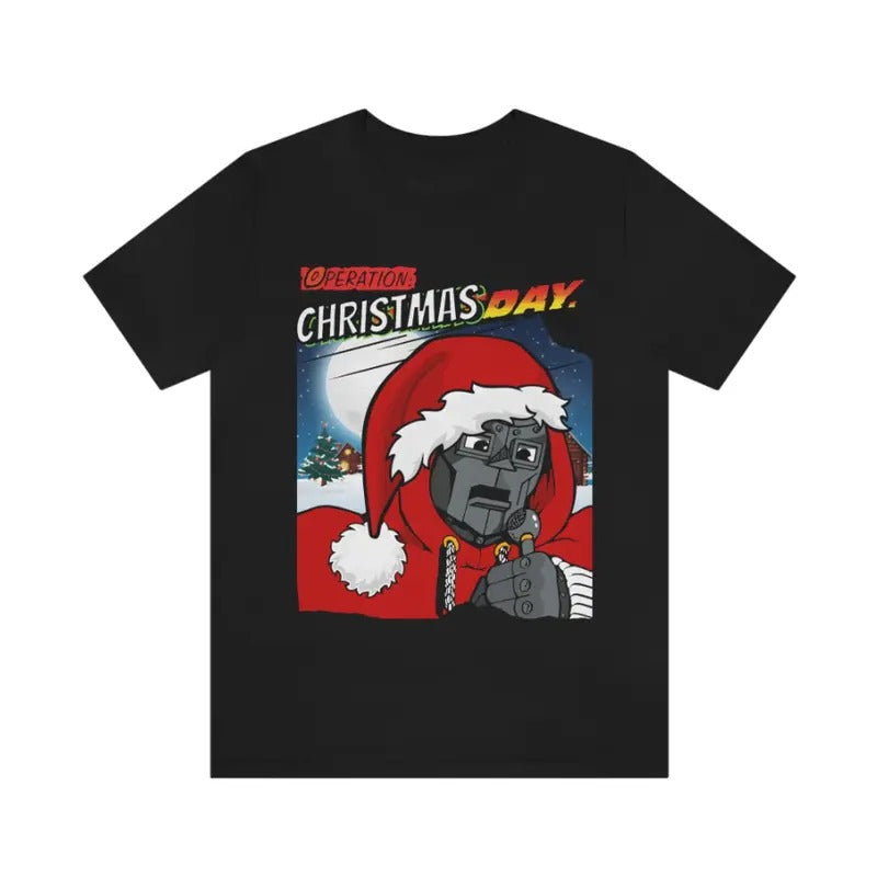 Operation Christmas Day Big Face Graphic MFD Santa Rap Tee Shirt Streetwear Fashion Hoodie, Sweatshirt | GrindPrints.com