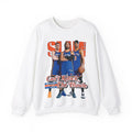 Orange Knicks Stars Trio Sweatshirt, Jal.En Brun.Son, Jo.Sh Ha.Rt, And Don.Te Divin.Cenzo Slam Cover Sweatshirt,...