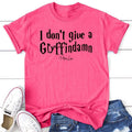 I Don't Give A Gryffin Apparel, Proudly Printed In The USA, Tee / Tank / V Neck Gray / White / Blue / Hot Pink / Orange,...