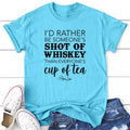 FLASH SALE | I'd Rather Be Someone's Shot Of Whiskey Apparel, Proudly Printed In The USA, Tee / Tank / V Neck Gray /...