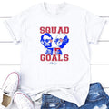 Squad Goals Apparel, Proudly Printed In The USA, Tee / Tank / V Neck Gray / White / Blue / Hot Pink / Orange, #sassy...