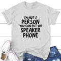 Speaker Phone Apparel, Proudly Printed In The USA, Tee, Gray / White / Blue / Orange, #sassy #cute Hoodie, Sweatshirt