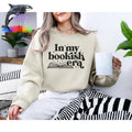 Orca ~ "IN MY BOOKISH ERA" Puff Unisex Sweatshirts ~ Book Lovers Shirt Womenswear Hoodie | GrindPrints.com
