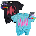 Orca ~ Comfort Colors Unisex T-shirt with Puff ~ Custom Wording ~ Small - 4XL Hoodie, Sweatshirt | GrindPrints.com