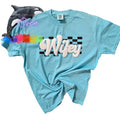 Orca ~ Custom Comfort Colors T-shirts with Puff & Glitter ~ Unisex ~ Small - 4XL Hoodie, Sweatshirt | GrindPrints.com