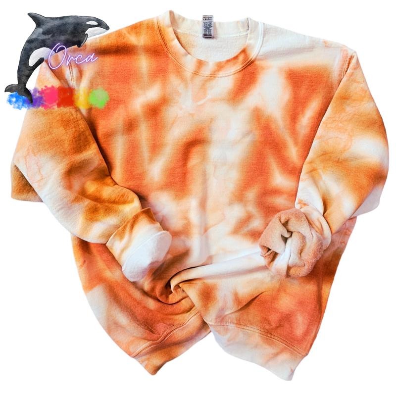 Orca ~ Hand Dyed Super Soft Unisex Sweatshirts and Hoodies ~  Stylish T-Shirts | GrindPrints.com