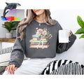Orca ~ Pastel Cottage Shabby Chic Books  Unisex Sweatshirts ~ Book Lovers Shirt Womenswear Hoodie | GrindPrints.com