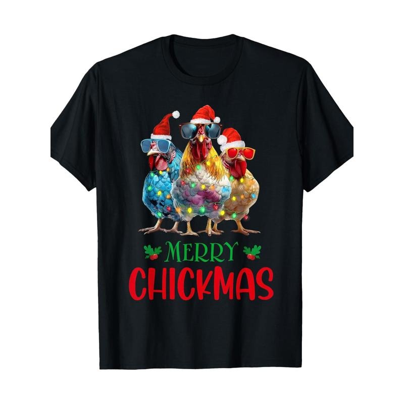 Ornament Chicken Farmer Christmas T-Shirt-100% cotton 220g made in usa Hoodie, Sweatshirt | GrindPrints.com