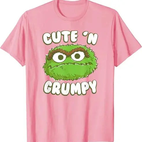 Oscar the Grouch Cute 'n' Grumpy T-Shirt Hoodie, Sweatshirt | GrindPrints.com