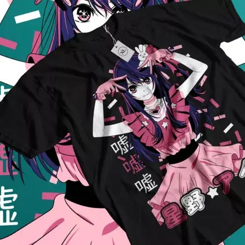 Oshi No Ko T-Shirt Ai Hoshino Waifu Girl Call Of The Night Anime Shirt All Size Hoodie, Sweatshirt | GrindPrints.com