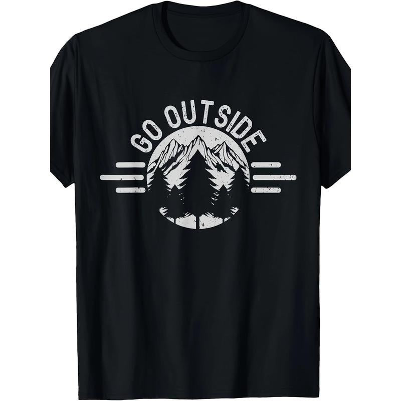 Outdoor T-shirt Nature Hiking Camping Forest Gift T-shirt Made in USA Hoodie, Sweatshirt | GrindPrints.com