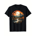 Outdoor men's clothing everything high quality, mountain hiking outdoor nature wildlife forest mountain T-shirt Made in...