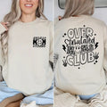 Over Stimulated Moms Club Hoodiemother'S Day Sweatshirtmoms Club Sweatshirttrendy Hoodiegift Momsmiley Face Hoodiefunny Mom T-Shirts, Hoodie, Sweatshirt